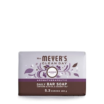 Mrs. Meyer's Clean Day Bar Soap, Daily, Lavender Scent