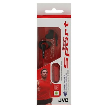 JVC Stereo Headphones, Gummy Sport, Black