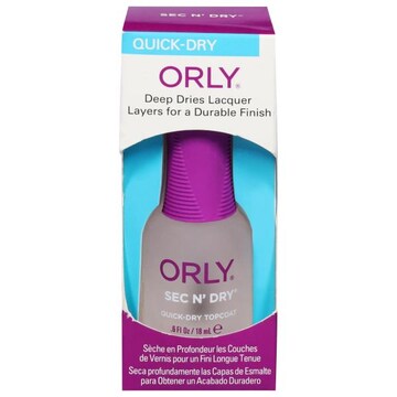 Orly Topcoat, Quick-Dry, Sec N' Dry