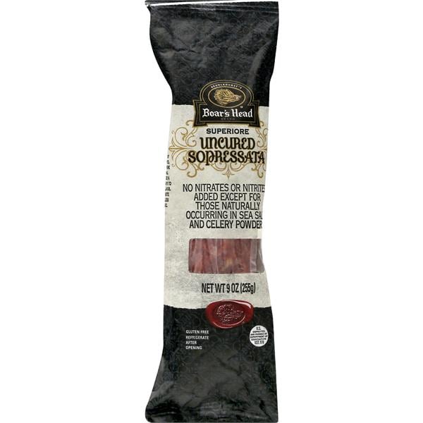 Boar's Head Superiore Uncured Sopressata Dry Sausage Publix Super Markets