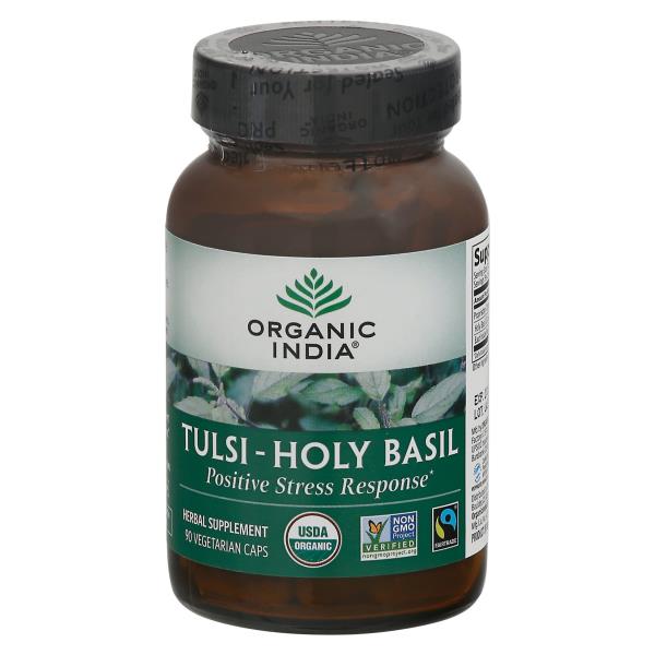 Organic India TulsiHoly Basil, Vegetarian Caps Publix Super Markets