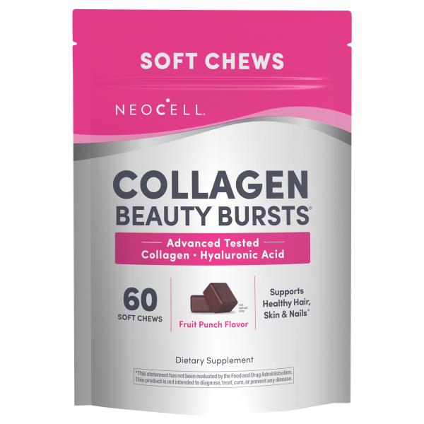 Biocell Chews Neocell Soft Chews Fruit Punch Flavor Collagen Beauty Bursts | Publix ...