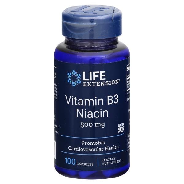 Life Extension Vitamin B3 Niacin, 500 mg, Capsules Publix Super Markets