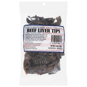 Butcher's Block Dog Treats, 100% Natural, Beef Liver Tips
