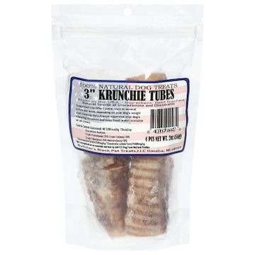 Butcher's Block Dog Treats, Krunchie Tubes, 100% Natural, 3 Inch