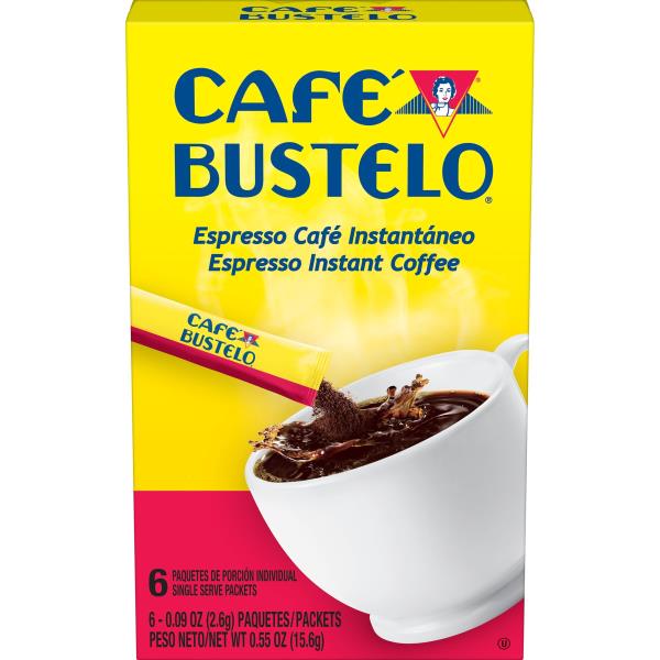 Cafe Bustelo Coffee, Instant, Espresso, Single Serve Packets Publix