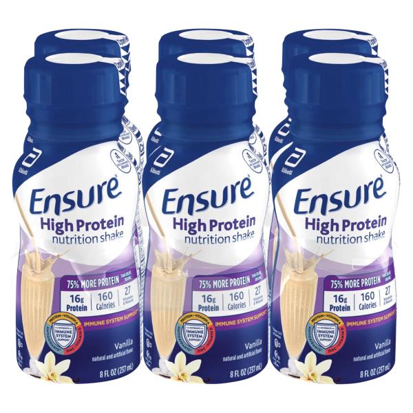 Ensure Nutrition Shake, High Protein, Vanilla Publix Super Markets
