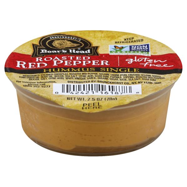 Boar's Head Hummus Single, Roasted Red Pepper Publix Super Markets