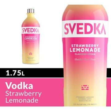 SVEDKA Strawberry Lemonade Flavored Vodka Bottle
