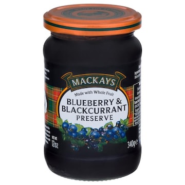 Mackays Preserve, Blueberry & Blackcurrant