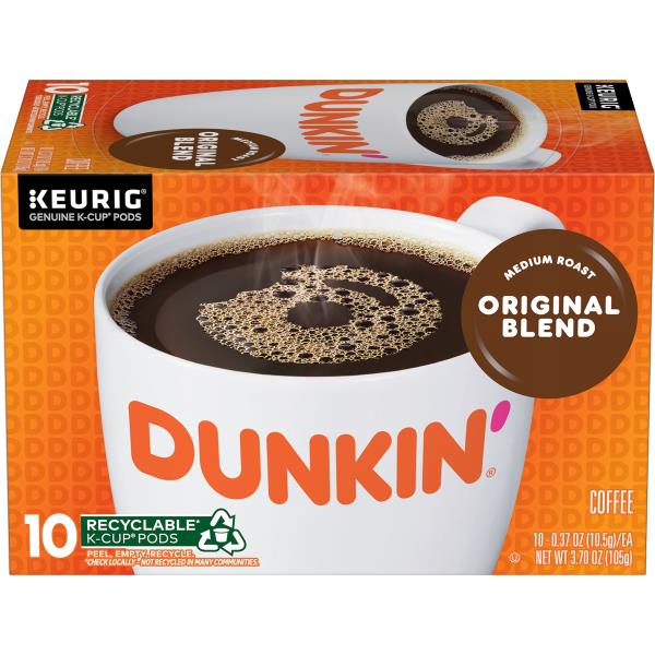 Dunkin' Coffee, Medium Roast, Original Blend, KCup Pods Publix Super