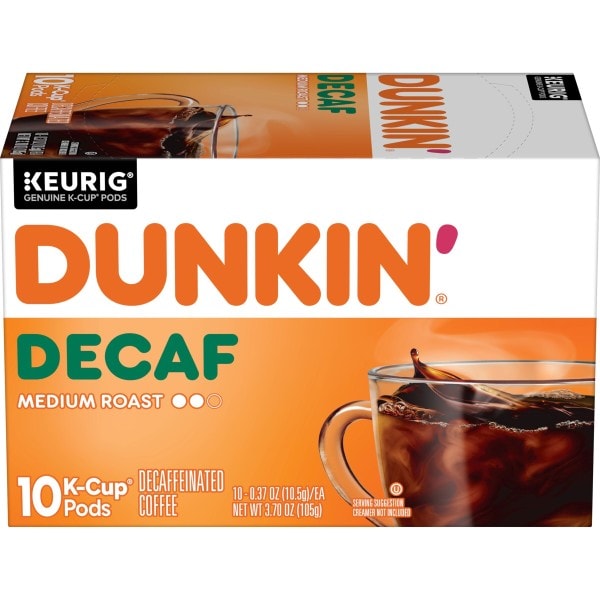 Dunkin' Decaf Medium Roast Coffee, Keurig K-Cup Pods | Publix