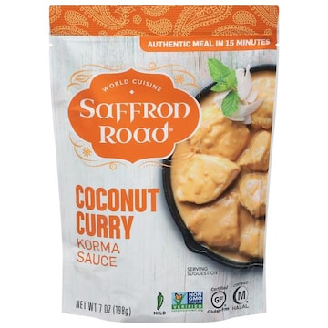 Saffron Road Korma Sauce, Coconut Curry, Mild