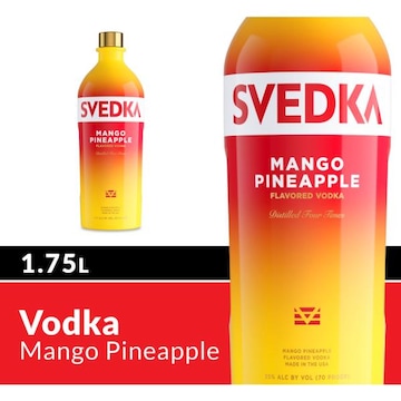 SVEDKA Mango Pineapple Flavored Vodka Bottle
