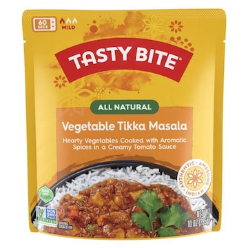 Tasty Bite Vegetable Tikka Masala 10oz Creamy vegetable curry
