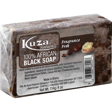 Kuza Naturals Black Soap, 100% African