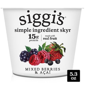 Siggi's Yogurt, Nonfat, Mixed Berries & Acai