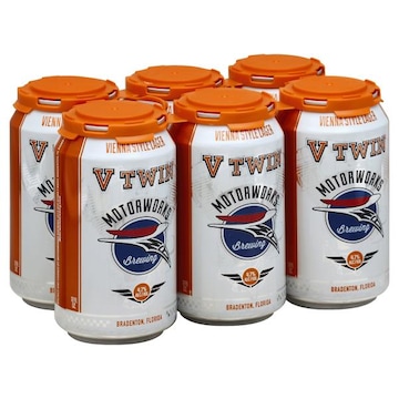 Motorworks Brewing Beer, Vienna Style Lager, V Twin