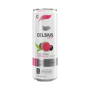 Celsius Fizz Free Raspberry Acai Green Tea, Functional Energy Drink