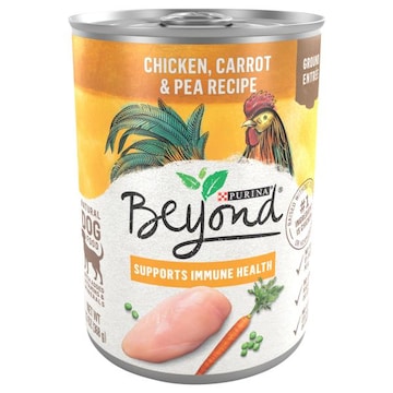 Purina One Beyond Dog Food, Chicken, Carrot & Pea Recipe, Ground Entree