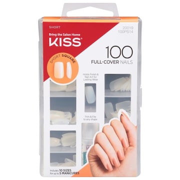 Kiss Nails, Full-Cover, Short Square