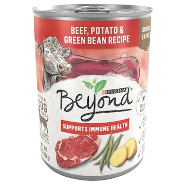 Beyond Dog Food, Natural, Beef, Potato & Green Bean Recipe, Ground Entree