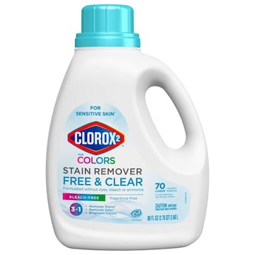 Clorox Laundry Additive, For Colors, Free & Clear, 3 in 1