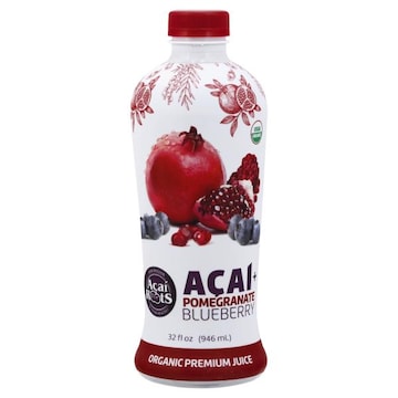 Acai Roots Juice, Organic, Acai + Pomegranate Blueberry
