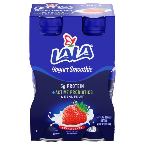 Lala Yogurt Smoothie, Strawberry, 4 Pack | Publix Super Markets