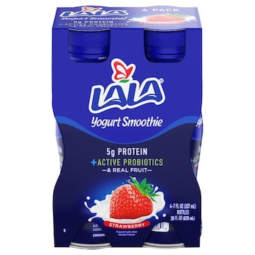 Lala Yogurt Smoothie, Strawberry, 4 Pack
