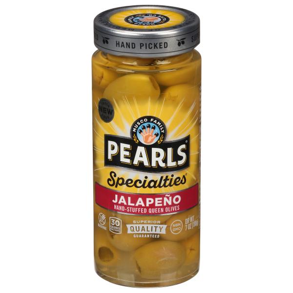 Pearls Specialties Olives, HandStuffed Queen, Jalapeno Publix Super