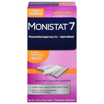 Monistat 7 Vaginal Antifungal, 7-Day Treatment, Cream