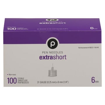 Publix 6mm 31 G Pen Needles