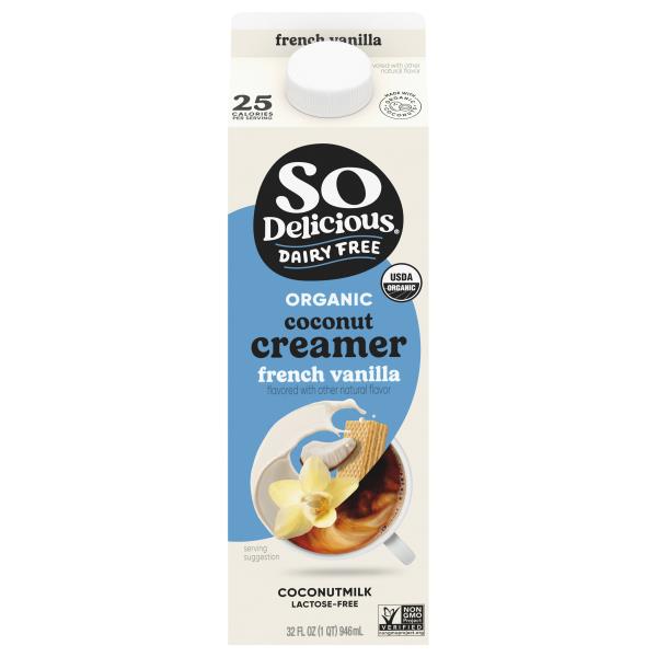 So Delicious Dairy Free Organic Coconut French Vanilla Creamer