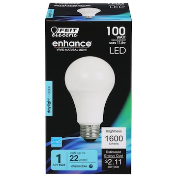 Feit Electric Enhance Bulb, Daylight, LED, 17.5 Watts