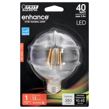 Feit Electric Enhance Light Bulb, LED, Soft White, 3.6 Watts