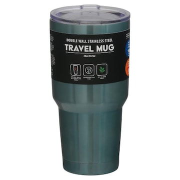 Tal Travel Mug, Power Coating, Stainless Steel, Double Wall, 30 Ounce