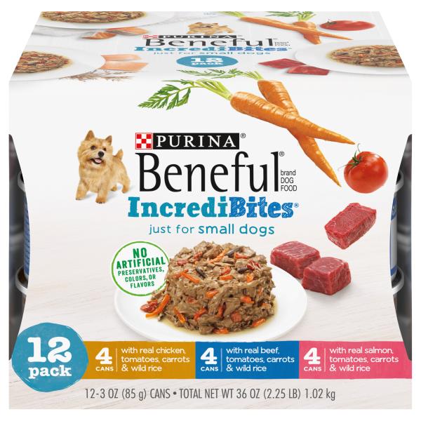 Purina One Beneful Dog Food Small Dogs IncrediBites 12 Pack