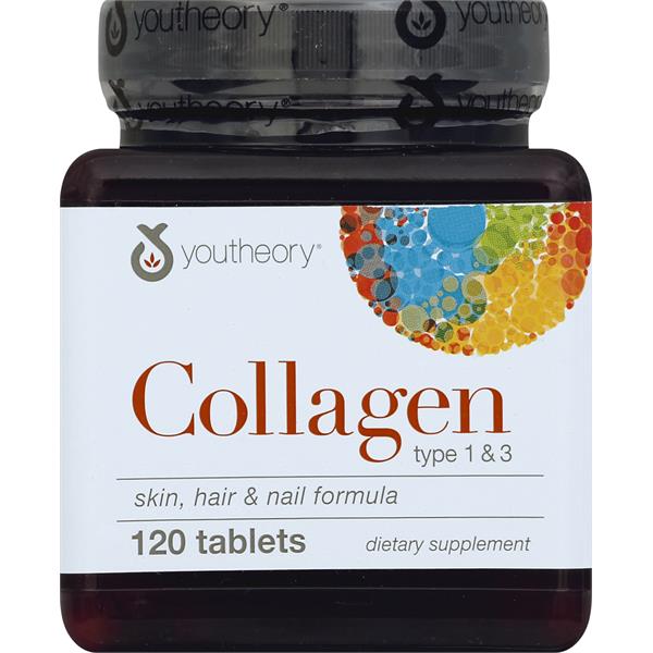 Youtheory Collagen, Type 1 & 3, Tablets Publix Super Markets