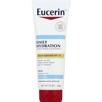 Eucerin Moisturizer & Sunscreen, Daily Hydration, Creme, Dry Skin, Broad Spectrum SPF 30