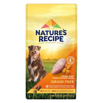 Nature's Recipe Dog Food, Grain Free, Chicken, Sweet Potato & Pumpkin Recipe