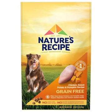 Nature's Recipe Grain Free Adult Chicken, Sweet Potato & Pumpkin Recipe Dog Food