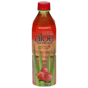 Iberia Aloe Vera Drink, Strawberry