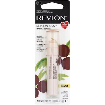 Revlon Kiss Balm, Tropical Coconut 010, SPF 20