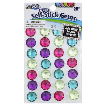 Artskills Gems, Self-Stick, Jumbo