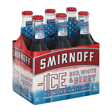 Smirnoff Ice Ice Malt Beverage, Premium, Red, White & berry