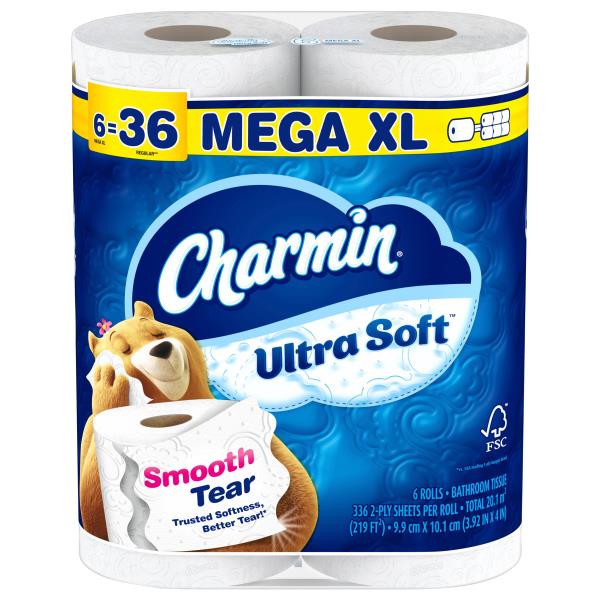 Charmin Ultra Soft Bathroom Tissue, Super Mega, 2-Ply | Publix Super ...