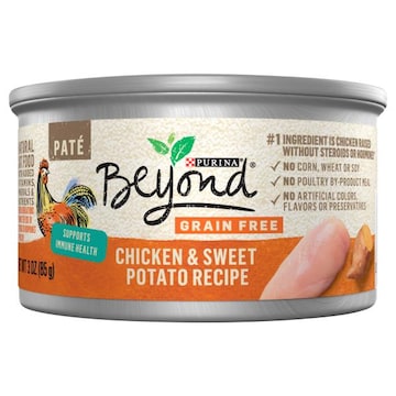 Purina One Beyond Cat Food, Chicken & Sweet Potato Recipe, Grain Free, Pate