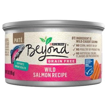 Beyond Cat Food, Natural, Wild Salmon Recipe, Grain Free, Pate