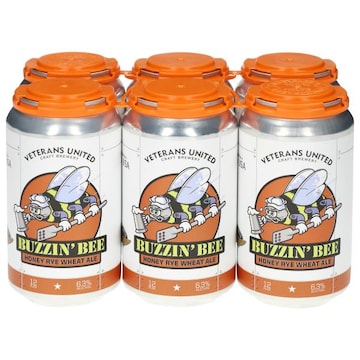 Veterans United Craft Brewery Honey Rye Wheat Ale Buzzin' Bee Beer